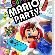 the box artwork for super mario party on switch