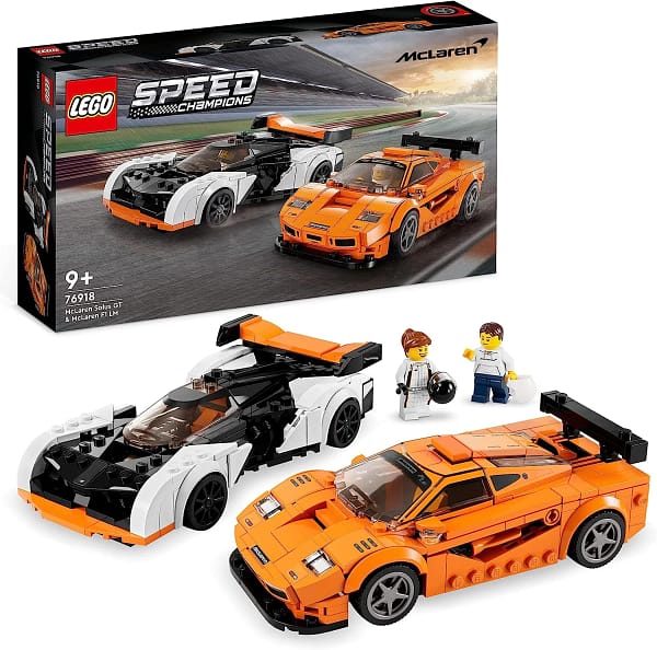 Image of the box that LEGO Speed Champion McLaren comes in